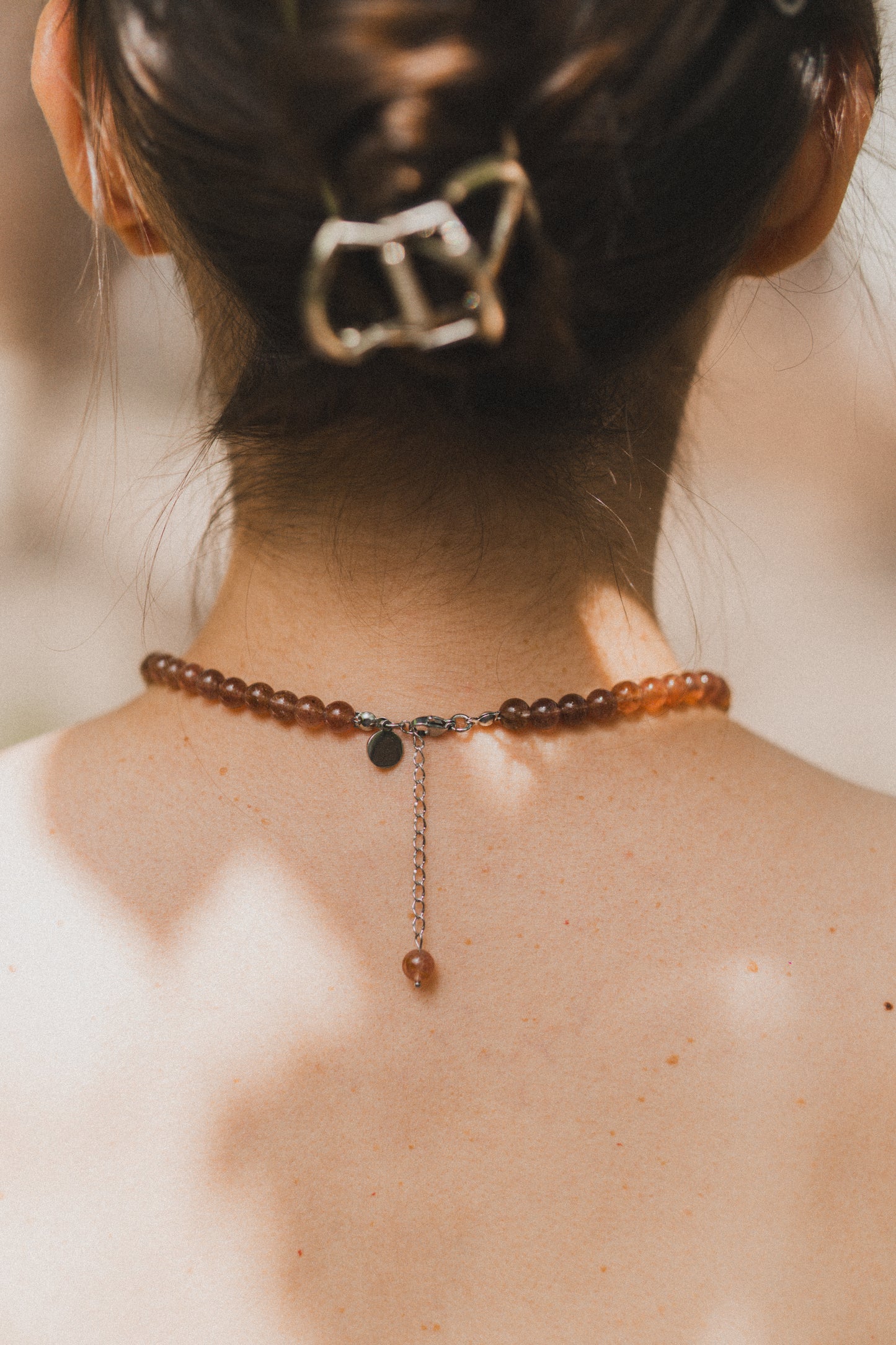 Strawberry Quartz Choker