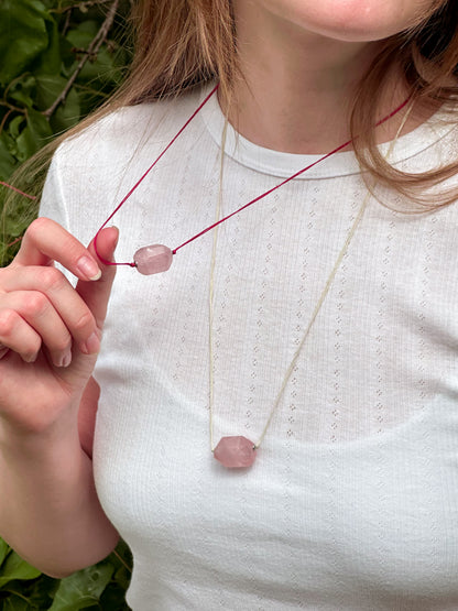 BARREL QUARTZ pendant