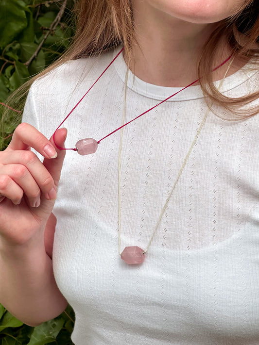 BARREL QUARTZ pendant