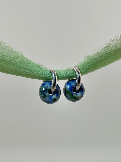 Sodalite Donut Earrings Pendant