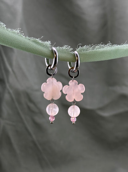 Fleur Rose Pendants