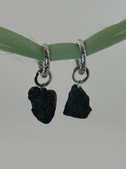 Wild Tourmaline Shorl Bead Pendant