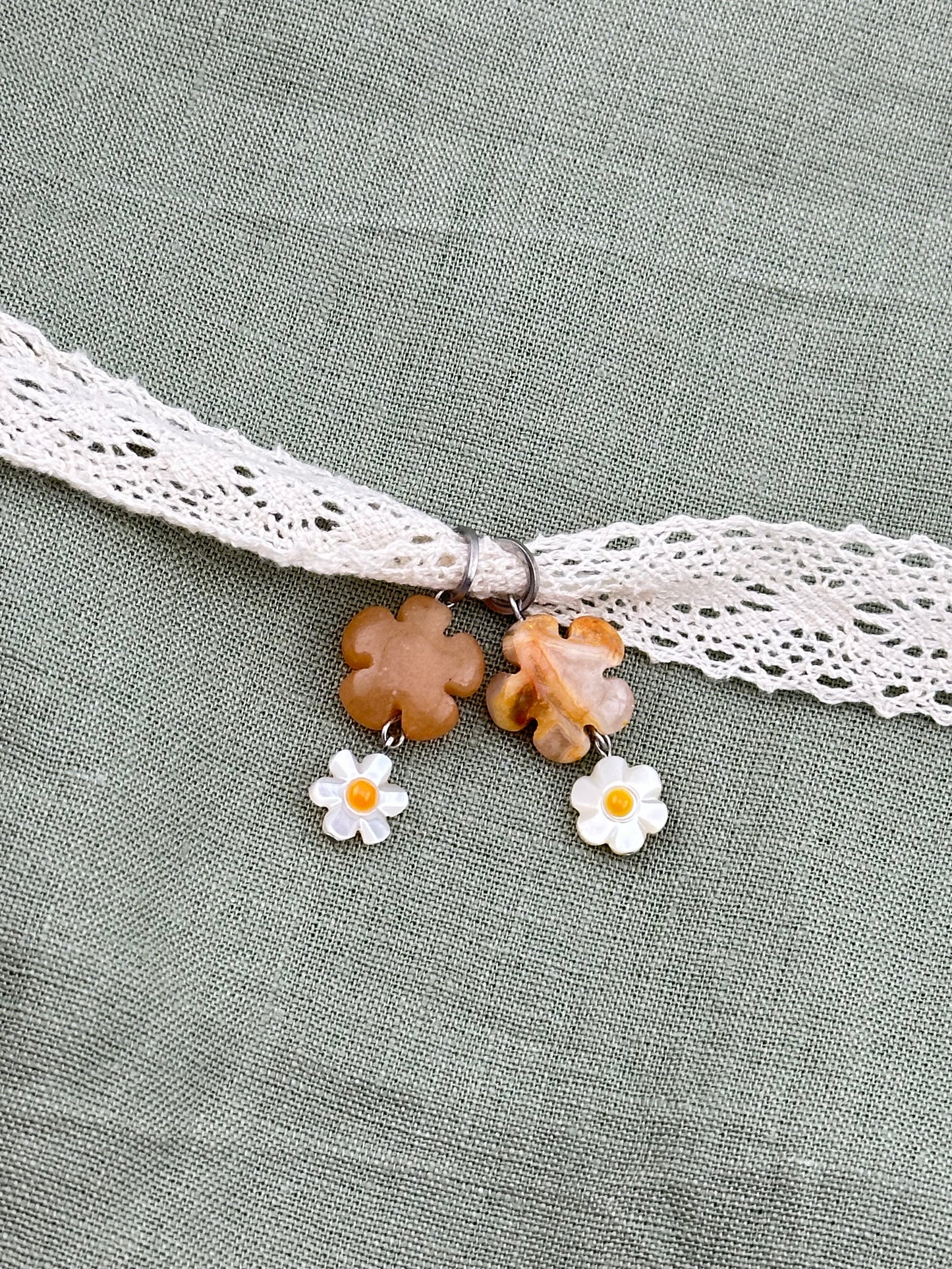 Fleur d'oranger Pendants