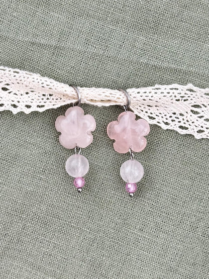 Fleur Rose Pendants