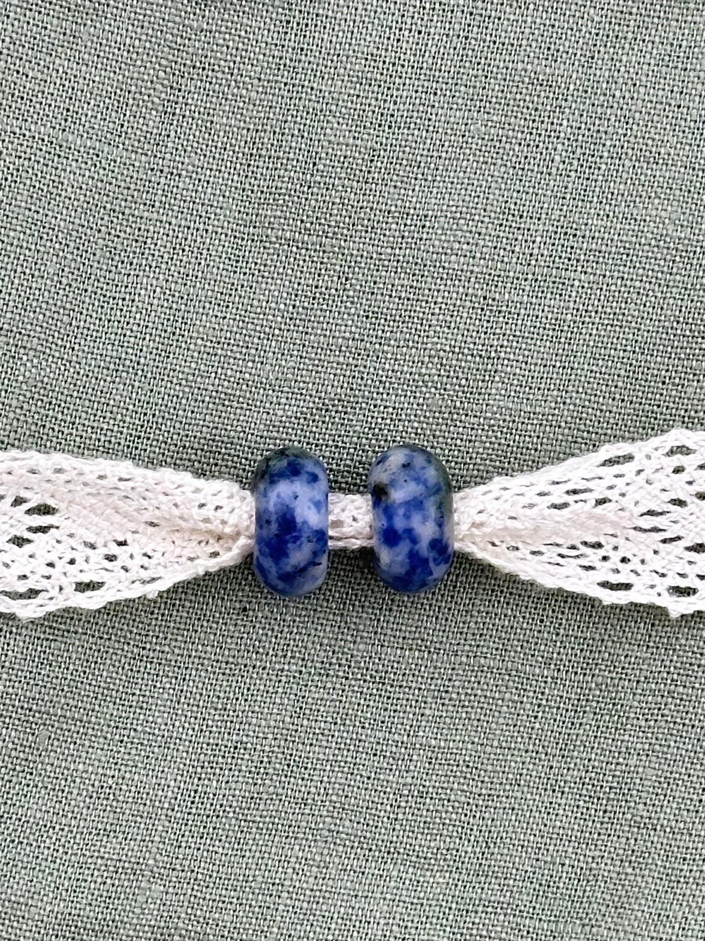 Sodalite Donut Earrings Pendant