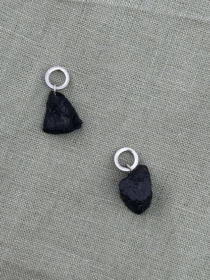 Wild Tourmaline Shorl Bead Pendant