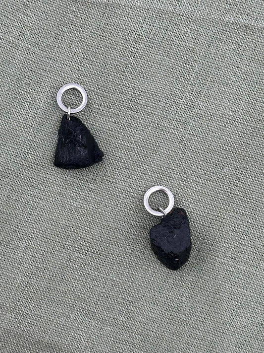 Wild Tourmaline Shorl Bead Pendant