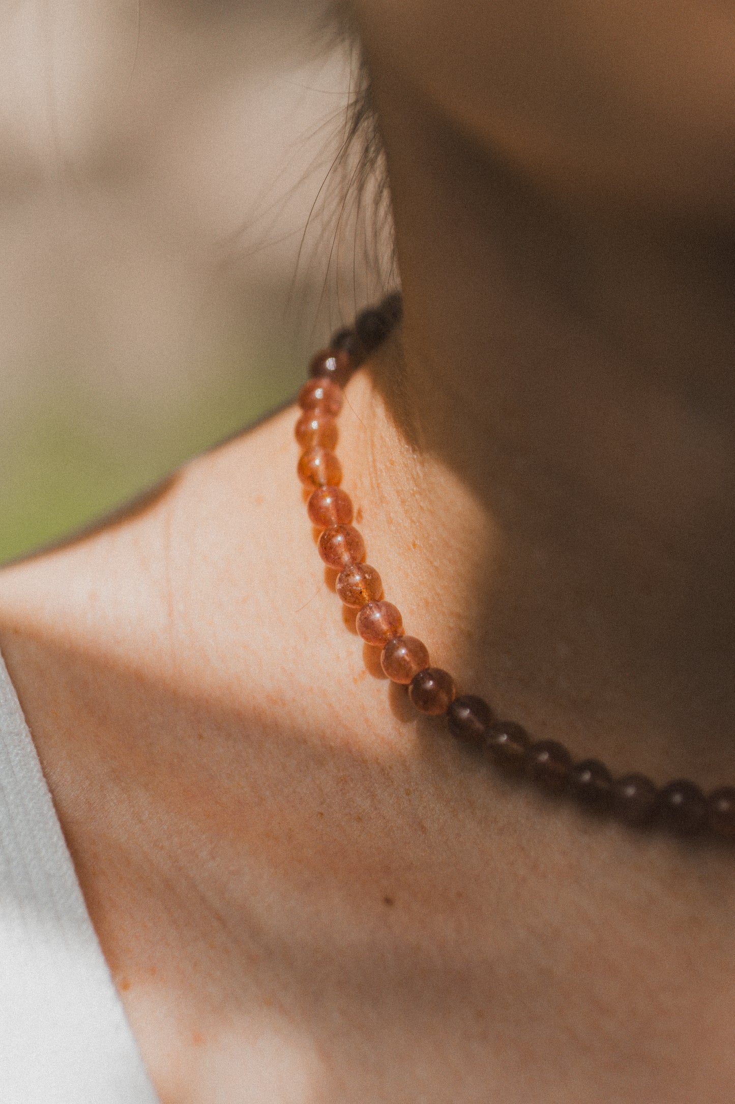 Strawberry Quartz Choker