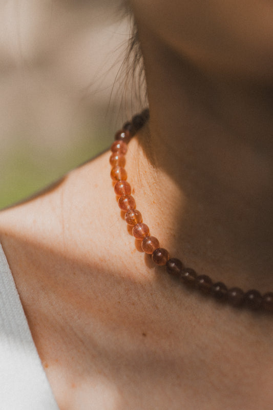 Strawberry Quartz Choker