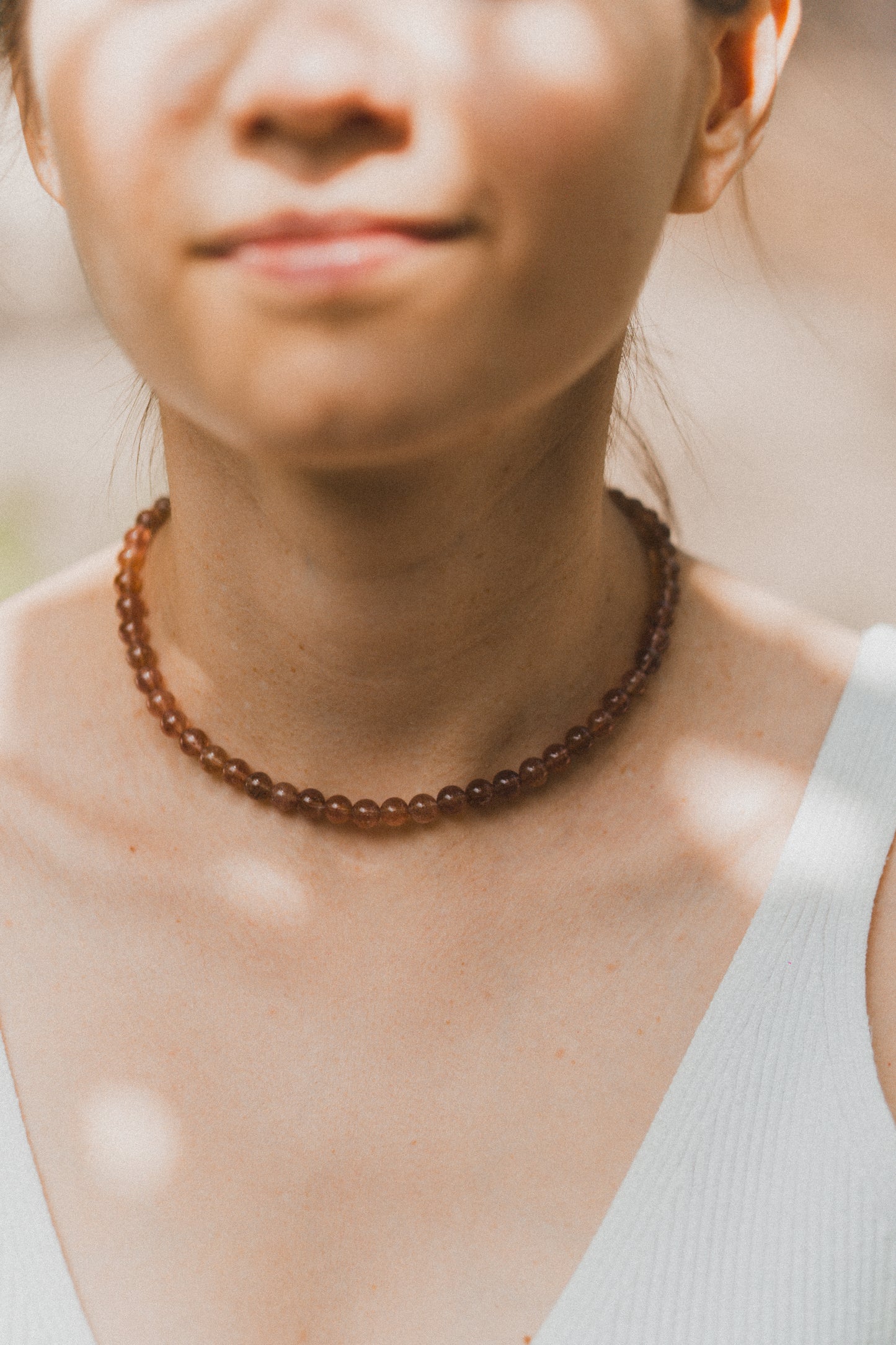 Strawberry Quartz Choker